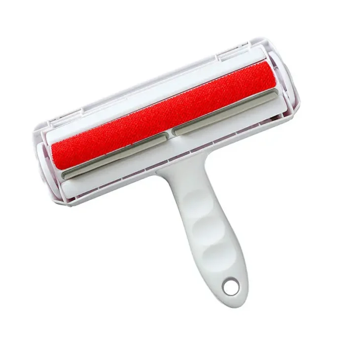 pet hair remover lint roller in red color