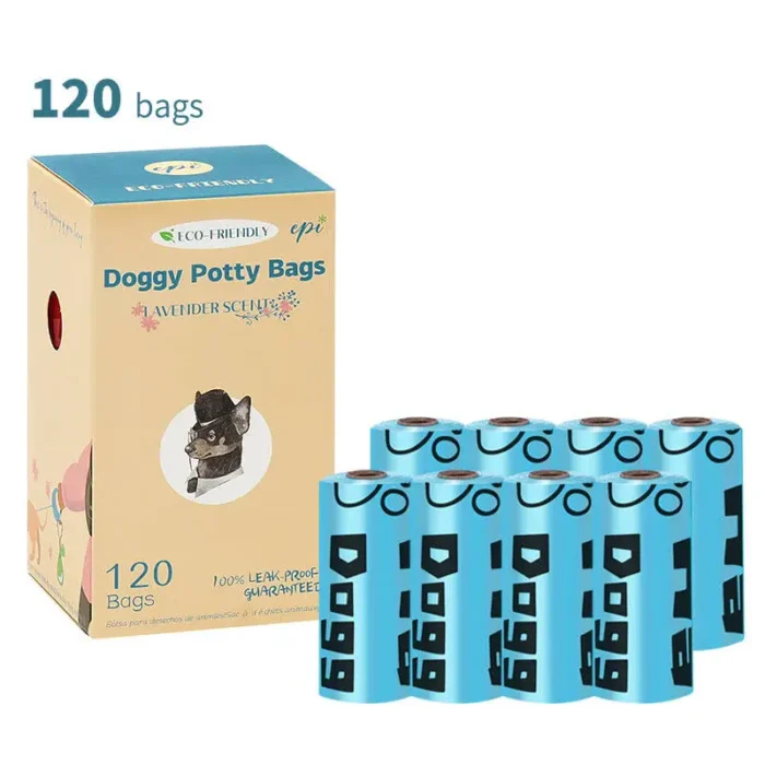 Dog poop bags rolls